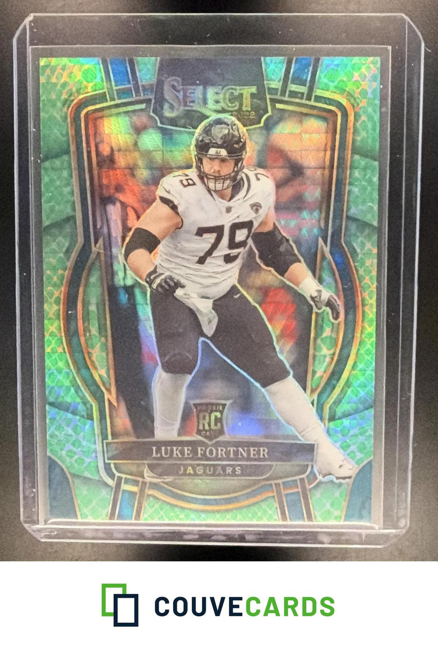 Luke Fortner 2022 Panini Select #257 Dragon Scale Prizm RC