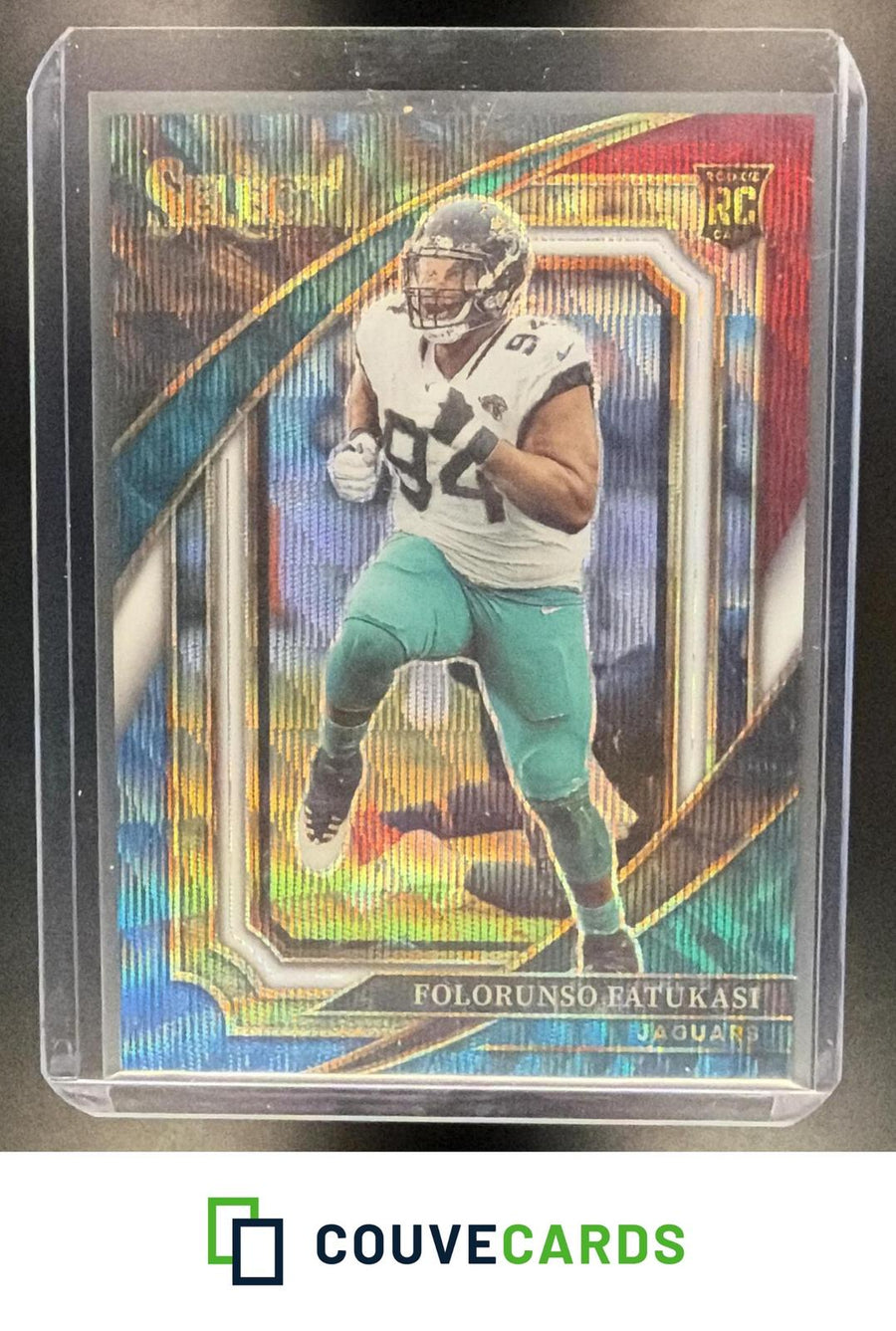 Folorunso Fatukasi 2022 Panini Select #399 Tri-Color Prizm RC