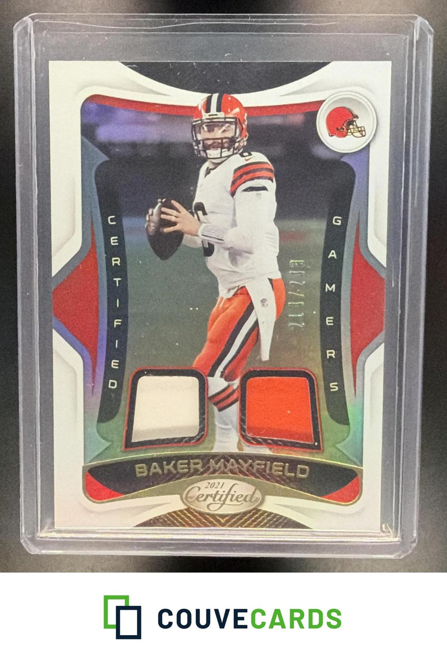 Baker Mayfield 2021 Panini Certified #4 Certified Gamers Mirror