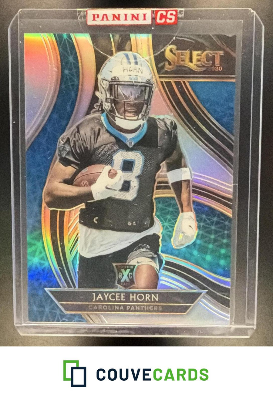 Jaycee Horn 2020 Panini Select #418 XRC Prizm