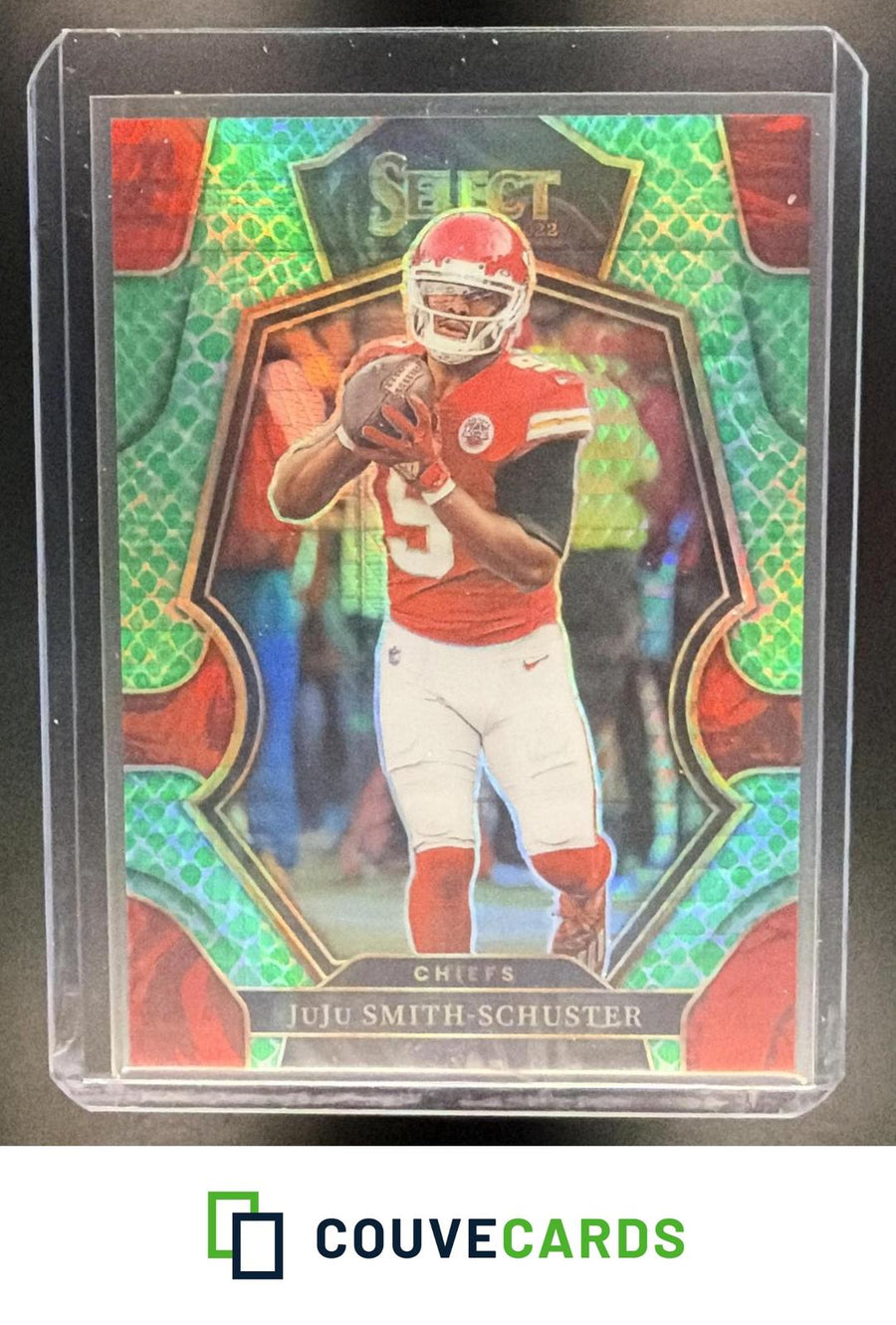 JuJu Smith-Schuster 2022 Panini Select #149 Dragon Scale Prizm
