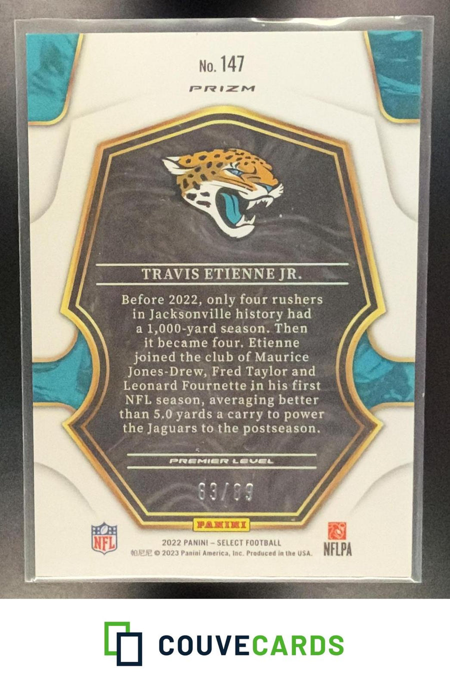 Travis Etienne Jr. 2022 Panini Select #147 Dragon Scale Prizm