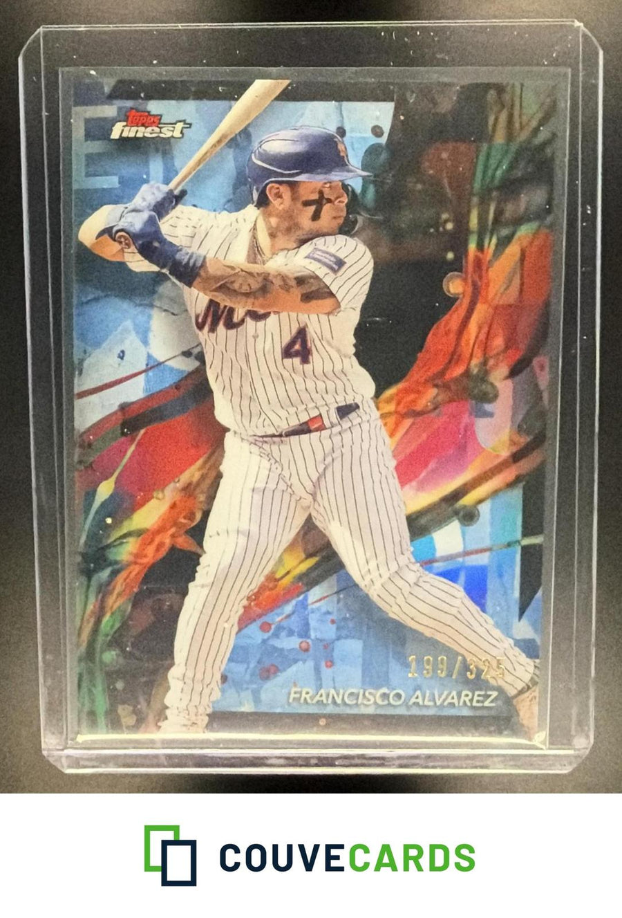 Francisco Alvarez 2024 Finest #46 Sky Blue Refractor