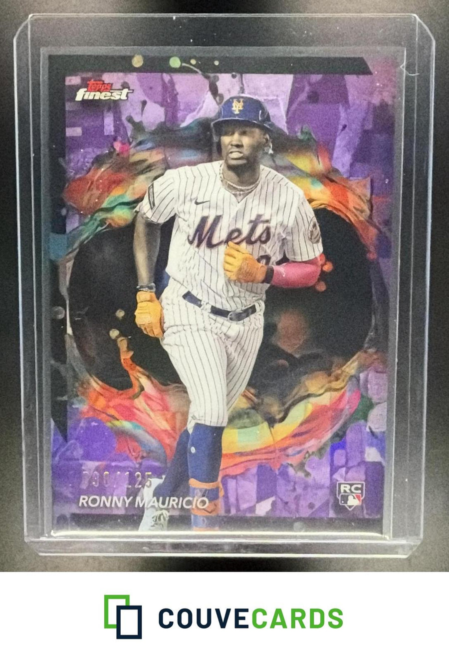 Ronny Mauricio 2024 Finest #236 Purple Refractor RC