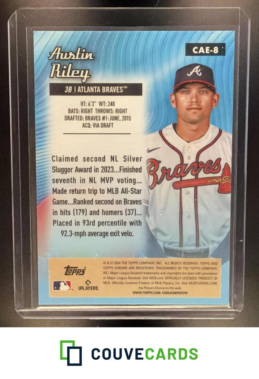 Austin Riley 2024 Topps Chrome #CAE-8 Chrome All-Etch