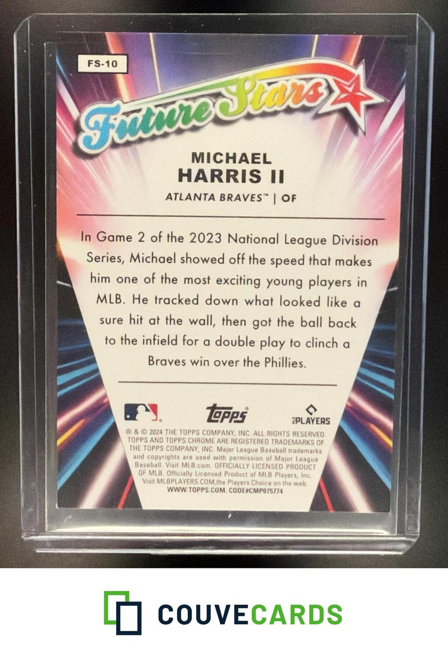 Michael Harris II 2024 Topps Chrome #FS-10 Future Stars
