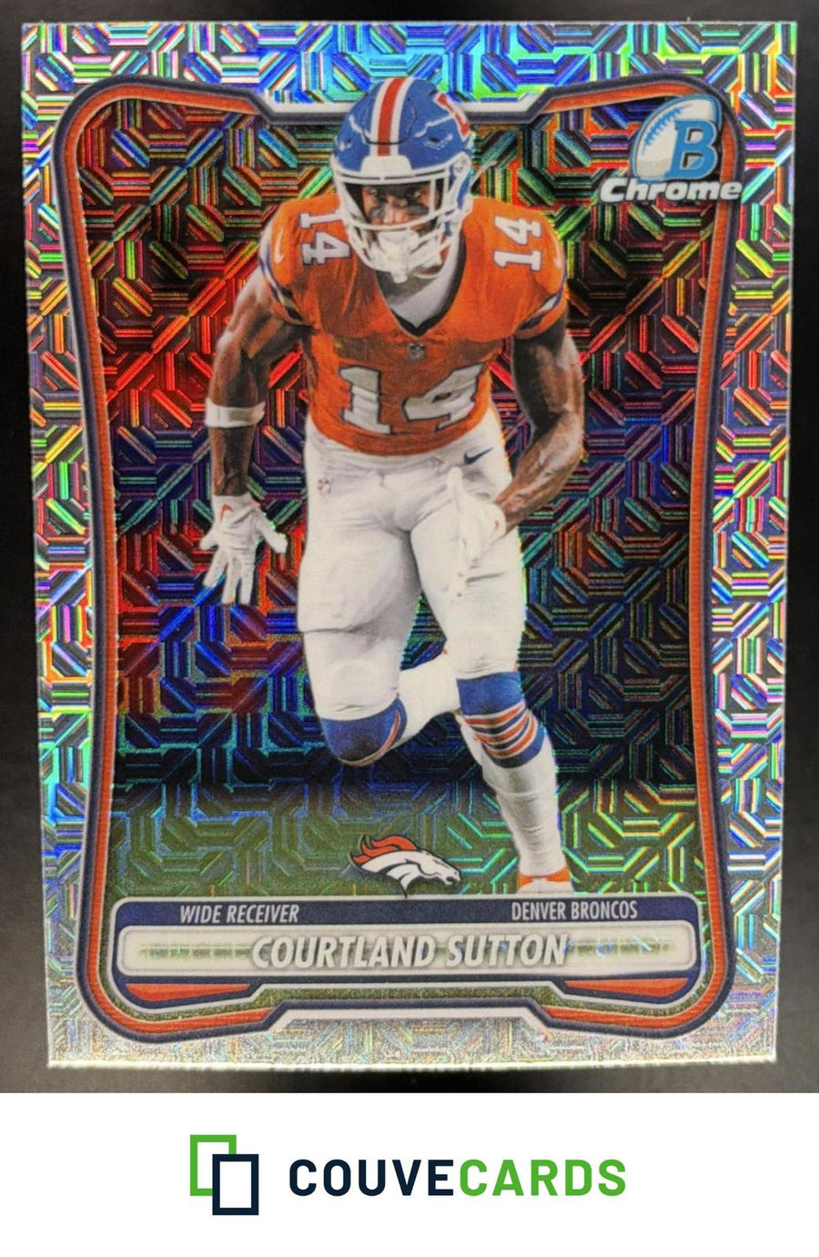 Courtland Sutton 2026 Bowman #BCV-35 Chrome Mojo Refractor