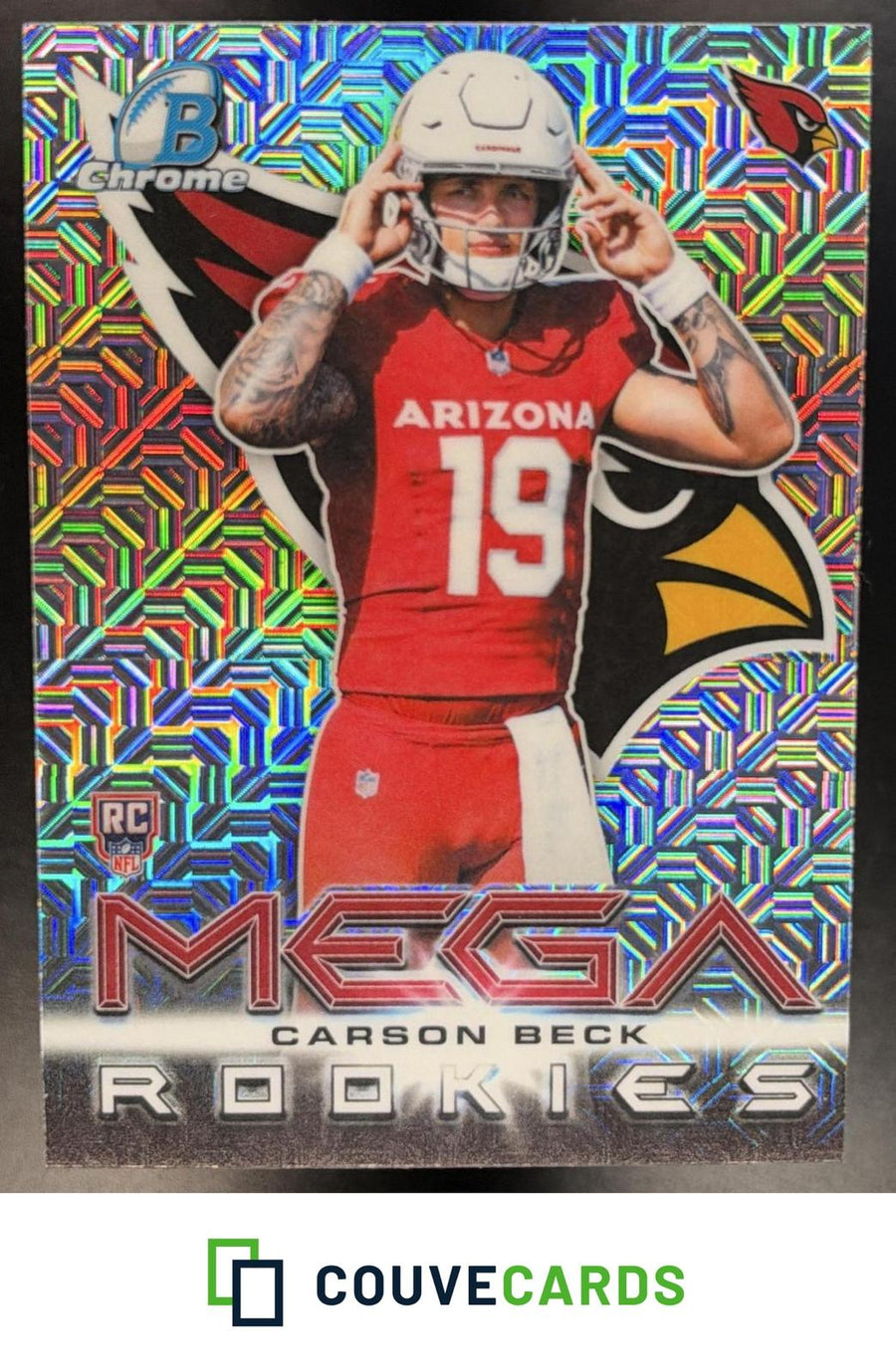 Carson Beck 2026 Bowman #MR-3 Mega Rookies Mojo Refractor
