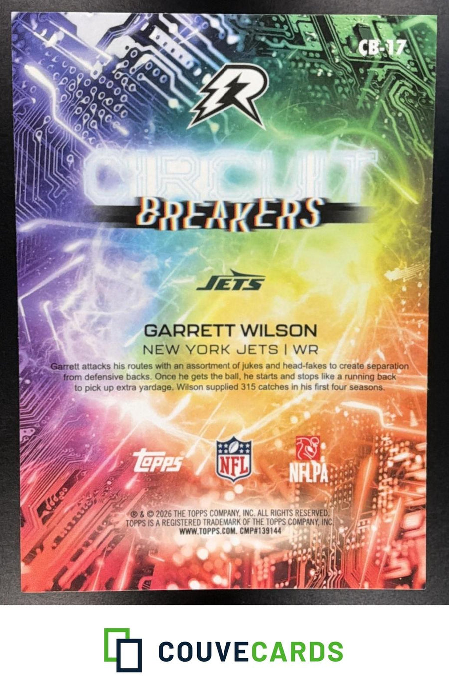 Garrett Wilson 2025 Topps Resurgence #CB-17 Circuit Breakers