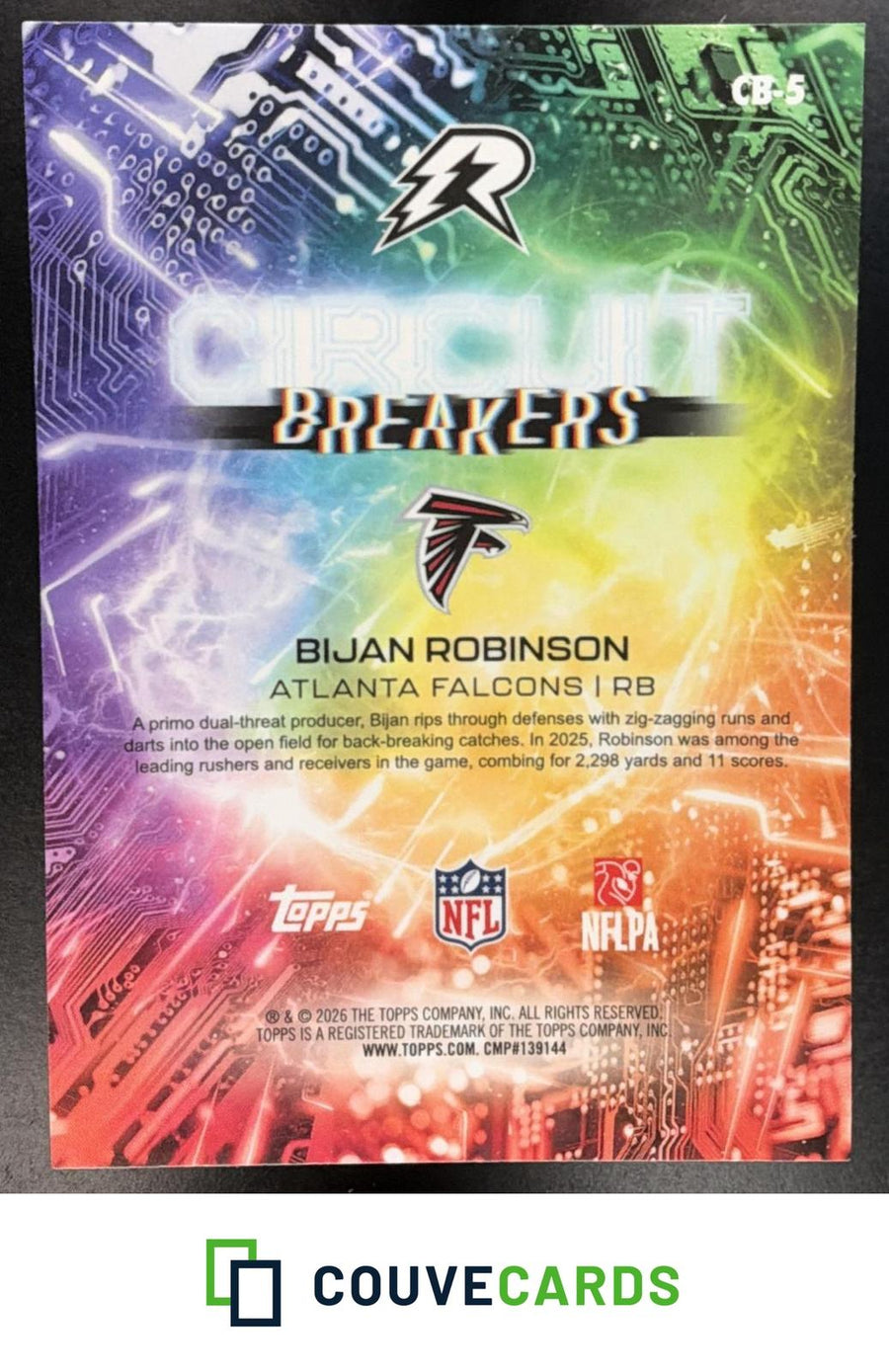 Bijan Robinson 2025 Topps Resurgence #CB-5 Circuit Breakers
