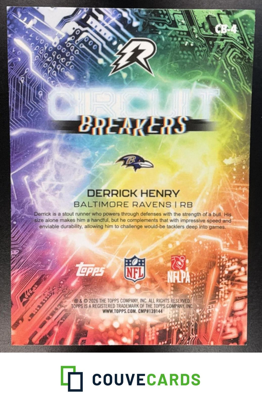 Derrick Henry 2025 Topps Resurgence #CB-4 Circuit Breakers