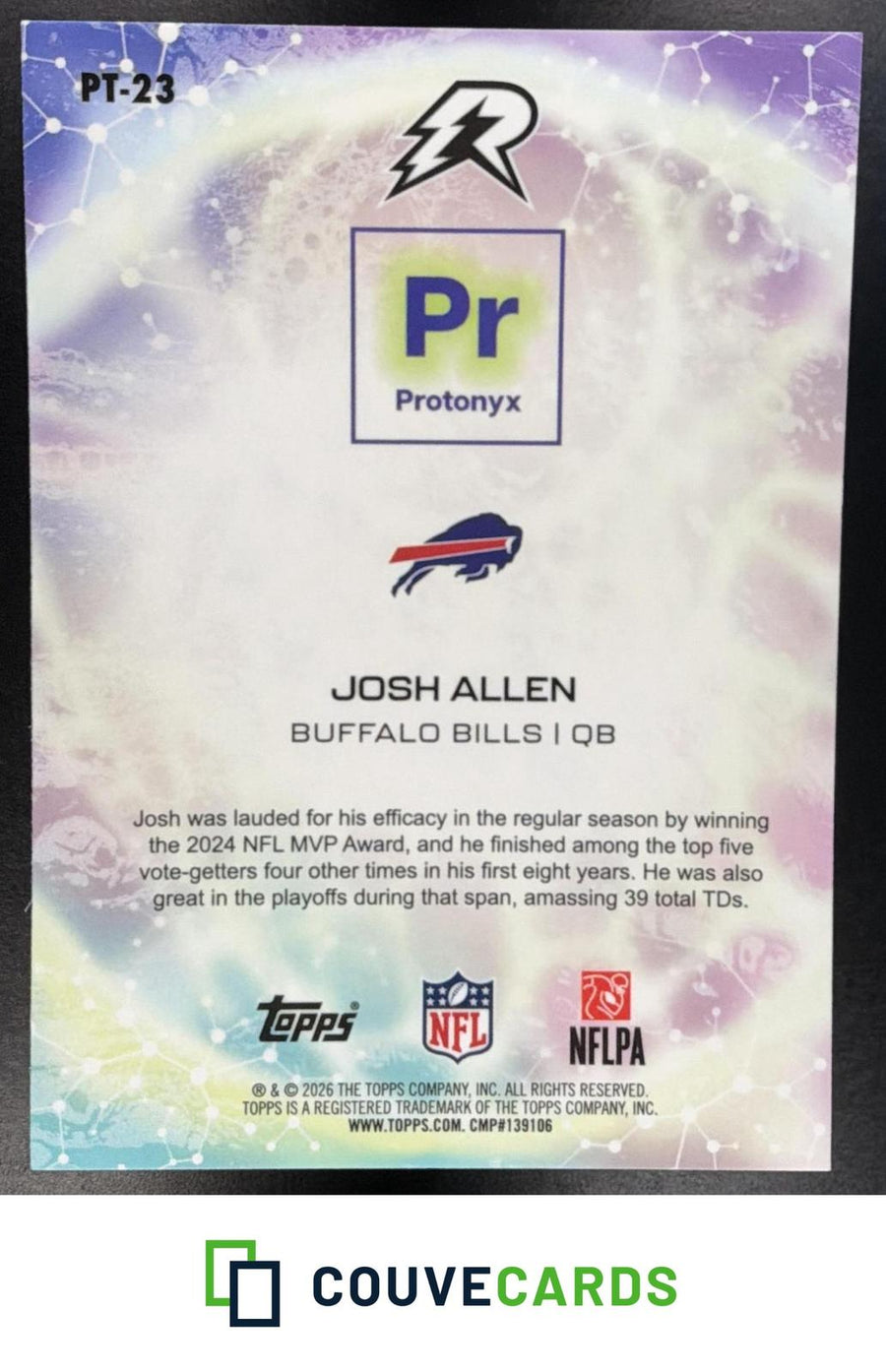 Josh Allen 2025 Topps Resurgence #PT-23 Protonyx
