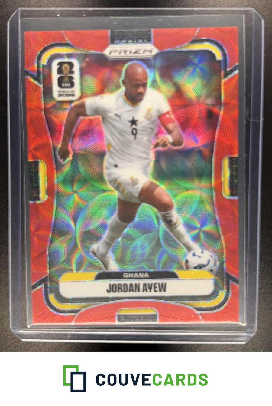 Jordan Ayew 2026 Panini Prizm FIFA World Cup #228 Choice Red Prizm