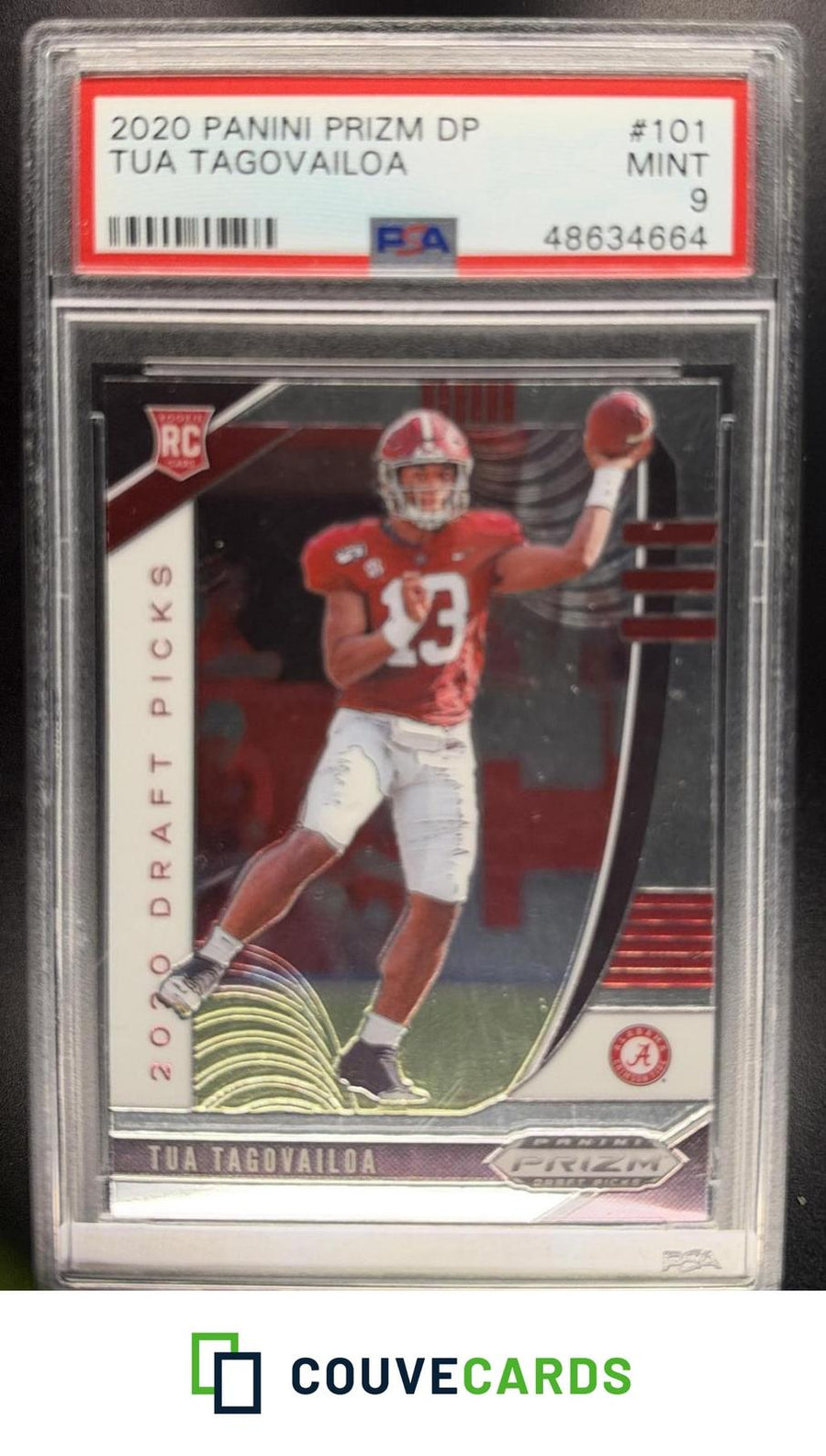 Tua Tagovailoa 2020 Panini Prizm Draft Picks #101 PSA 10