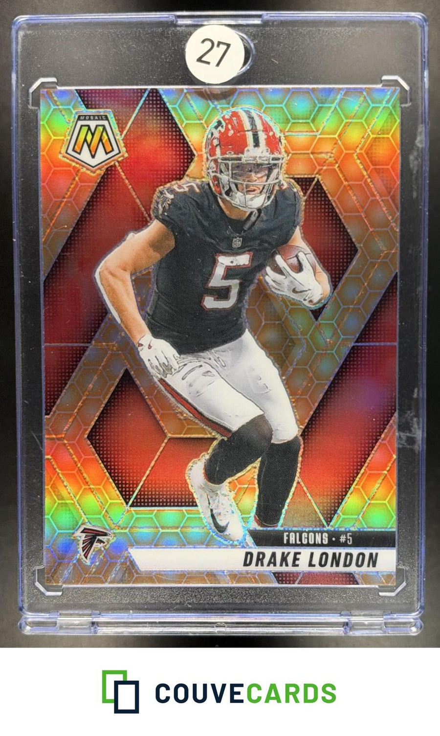 Drake London 2025 Panini Mosaic #250 Honeycomb