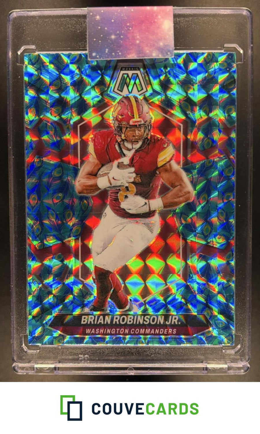 Brian Robinson Jr. 2024 Panini Mosaic #219 Mosaic Choice Peacock