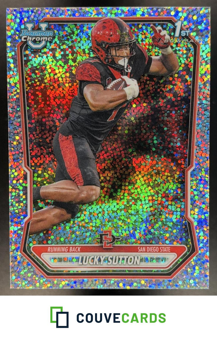 Lucky Sutton 2026 Bowman #BCP-138 Chrome Prospects Speckle