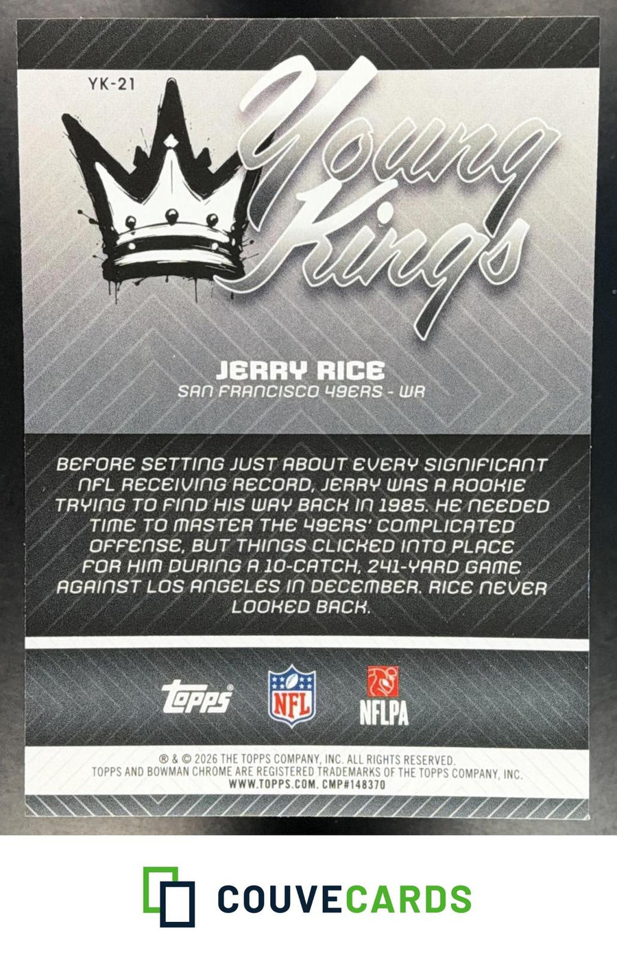 Jerry Rice 2026 Bowman #YK-21 Young Kings
