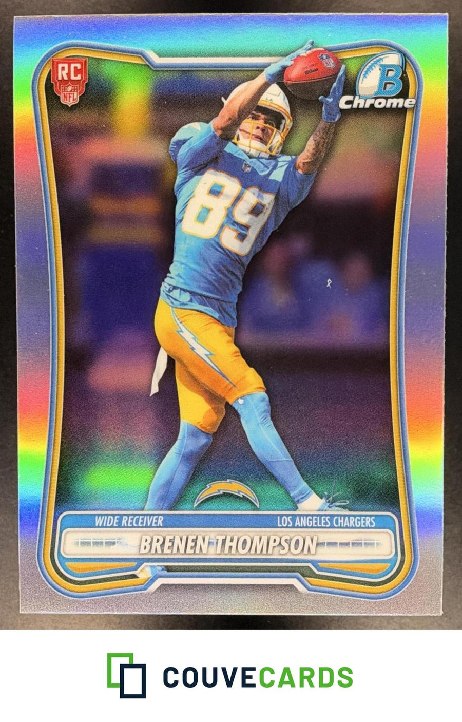 Brenen Thompson 2026 Bowman #BRR-24 Chrome Rookie Red RC Logo