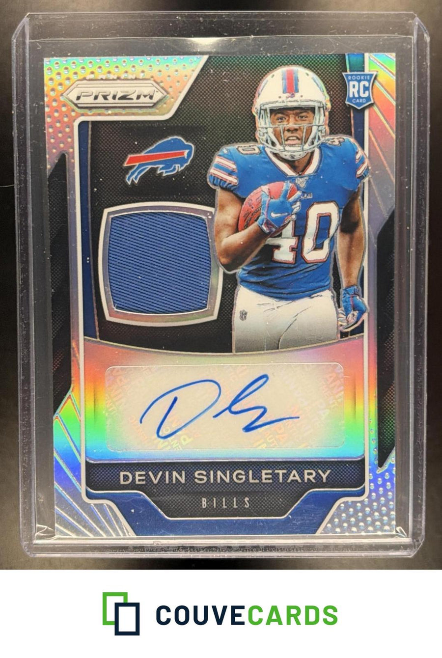 Devin Singletary 2019 Panini Prizm #RPA-DS Rookie Patch Autographs Prizm AU #/60
