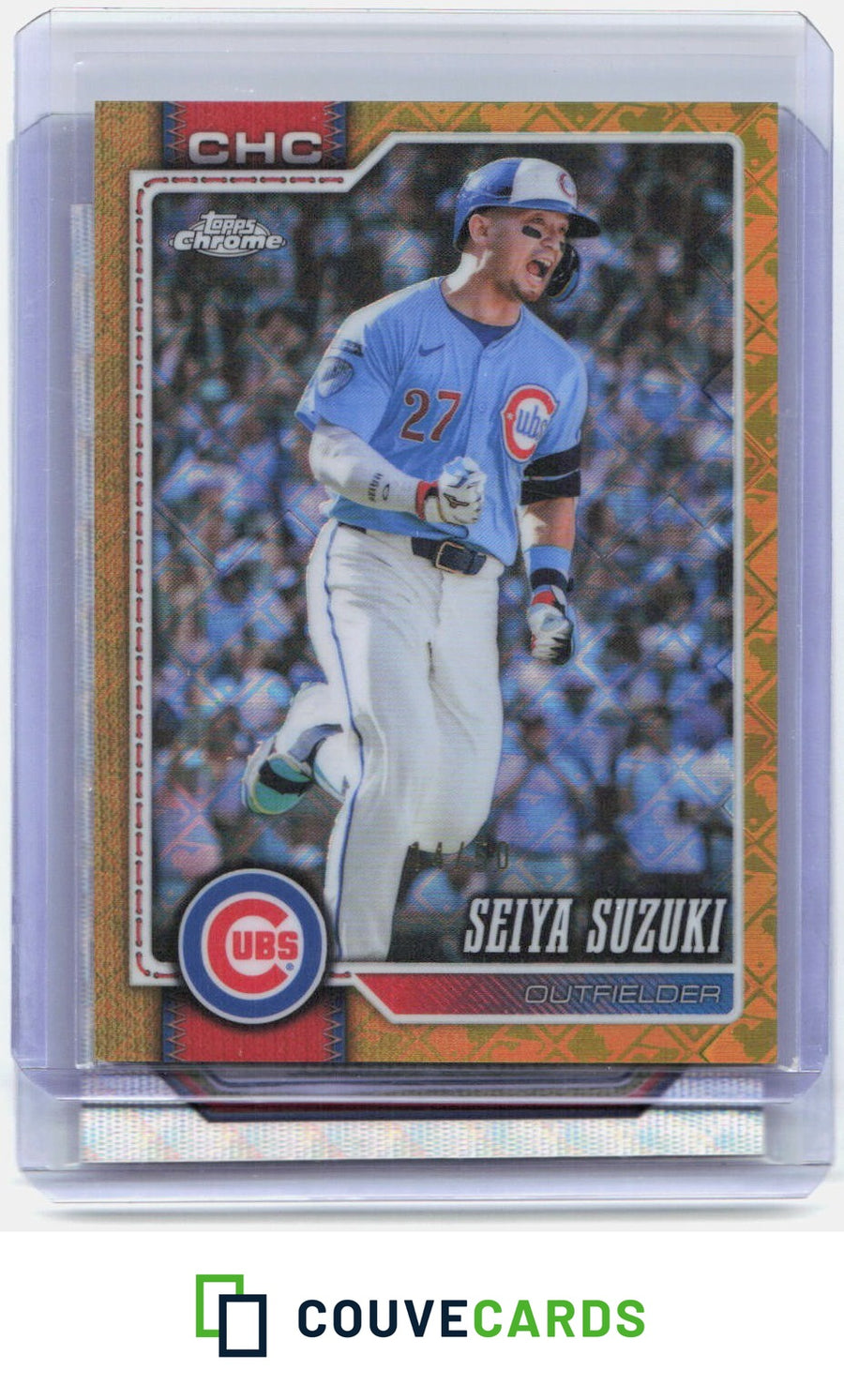 Seiya Suzuki 2026 Topps Chrome Logofractor Edition #34 Gold Refractor #/50