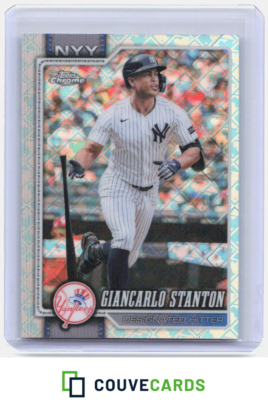 Giancarlo Stanton 2026 Topps Chrome Logofractor Edition #144