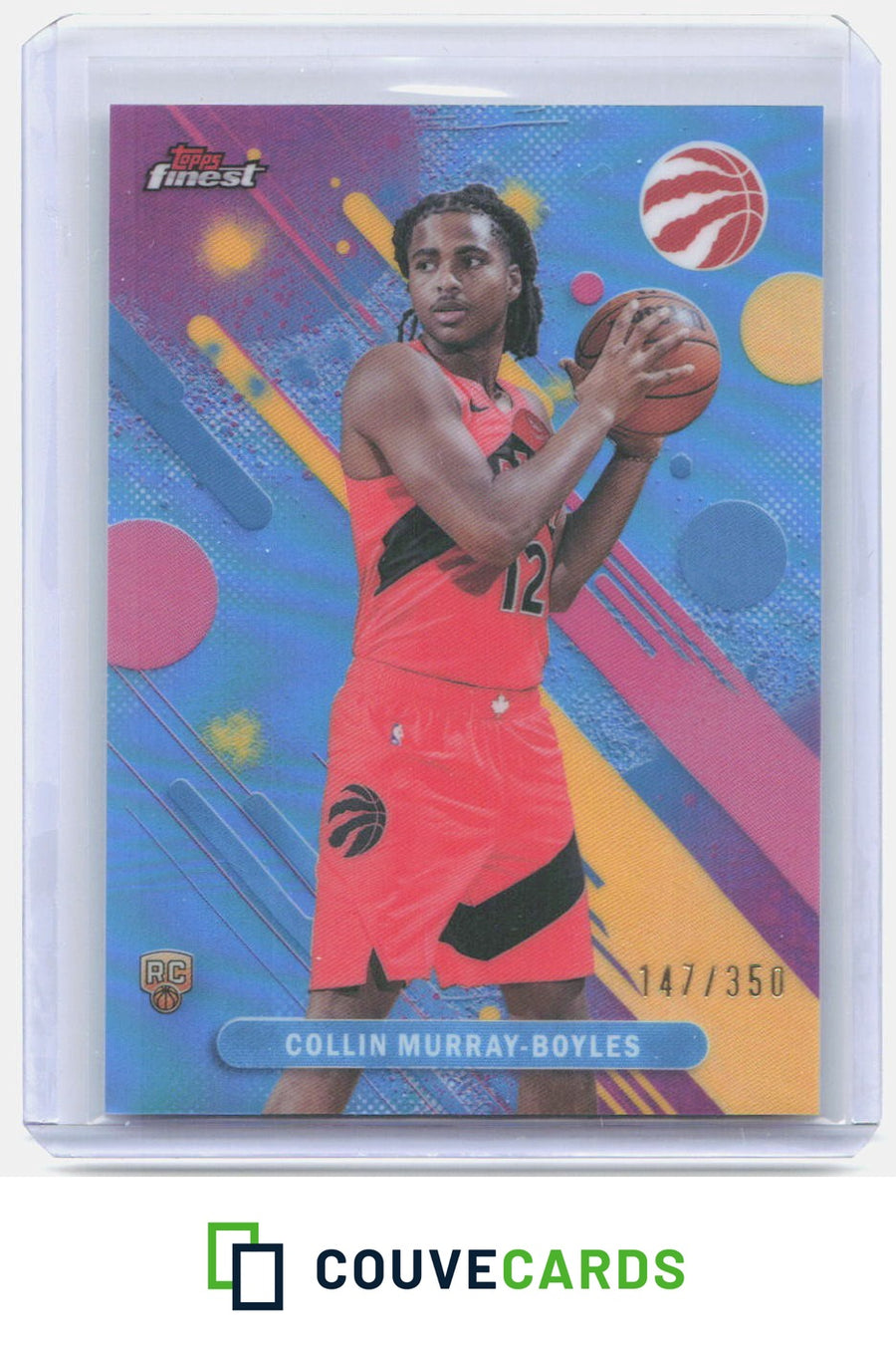 Collin Murray-Boyles 2025-26 Finest #9 Sky Blue Refractor RC #/350